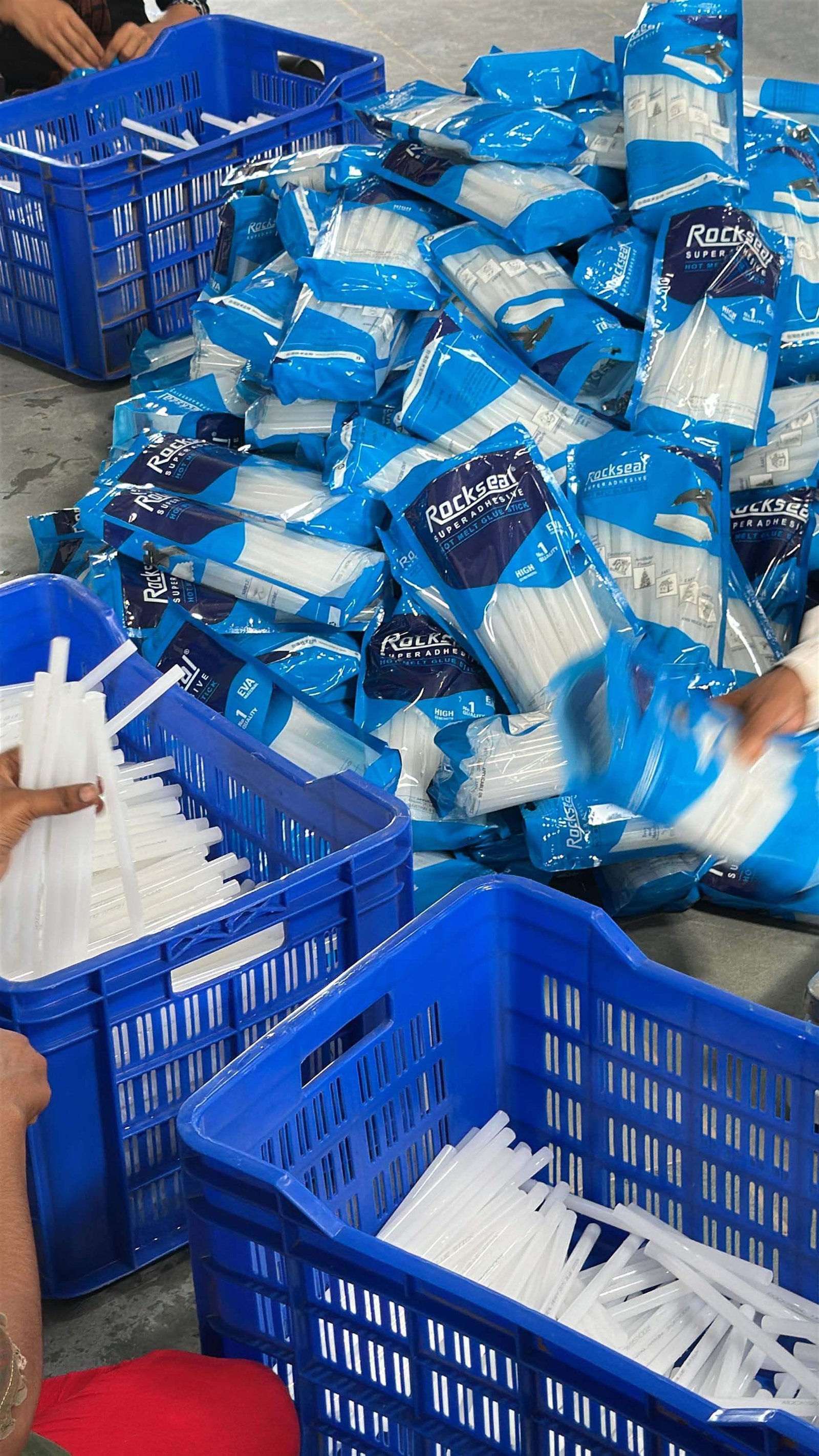 Factory Packing Workers Floor