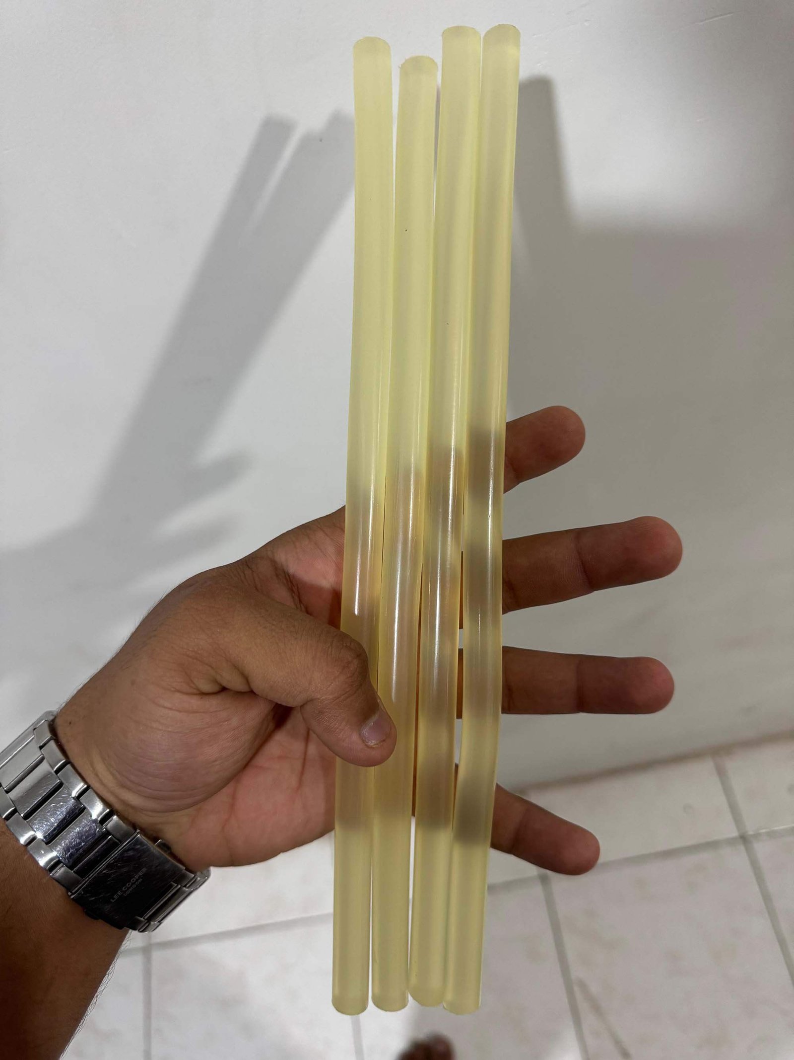 Light Yellow Rod Inspection